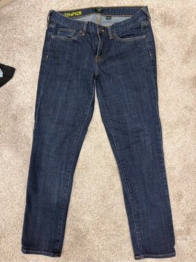 J. Crew Dark Blue Skinny Jeans toothpick